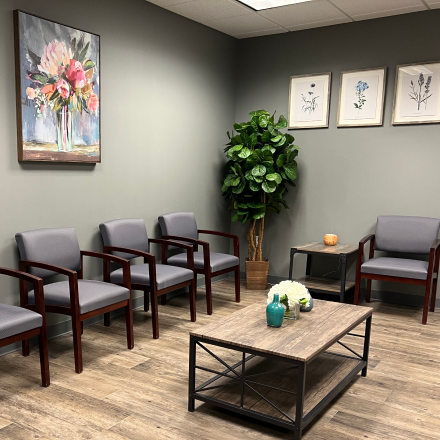 The waiting room of our Warren, NJ vein clinic